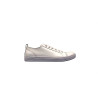 Baires white ranger elastic handmade leather sneakers - Cooperative Handmade