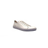 Baires white ranger elastic handmade leather sneakers - Cooperative Handmade