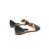 Maria version b black nappa handmade leather sandals - Cooperative Handmade