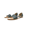 Maria version b black nappa handmade leather sandals - Cooperative Handmade