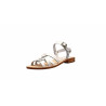 Juana white cerato handmade leather sandals - Cooperative Handmade