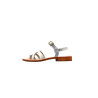 Juana white cerato handmade leather sandals - Cooperative Handmade