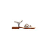 Juana white cerato handmade leather sandals - Cooperative Handmade