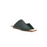 Miró NG fatty matte black handmade leather sandals - Cooperative Handmade