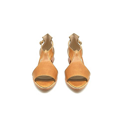 Mia caramel ranger handmade leather sandals - Cooperative Handmade