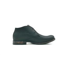 Chavo matte black handmade leather shoes - Cooperative Handmade