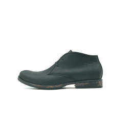 Chavo matte black handmade leather shoes - Cooperative Handmade