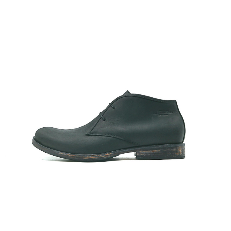 Chavo matte black handmade leather shoes - Cooperative Handmade