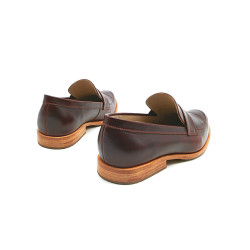 Otto red ranger handmade leather moccasins - Cooperative Handmade