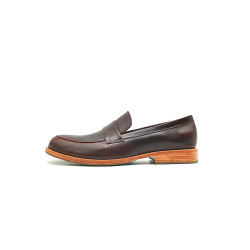 Otto red ranger handmade leather moccasins - Cooperative Handmade