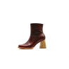 Lulú red ranger natural welt handmade leather ankle boots - Cooperative Handmade