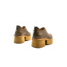 Mica camel cerato handmade leather platform sandals - Cooperative Handmade