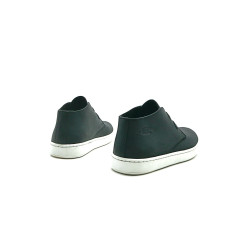 Chavo Sport matte black elastic white handmade leather shoes - Cooperative Handmade