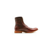 Coco red handmade leather ankle boots - Cooperative Handmade