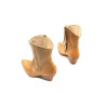 Pour Nina caramel ranger handmade leather boots - Cooperative Handmade