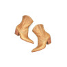 Pour Nina caramel ranger handmade leather boots - Cooperative Handmade