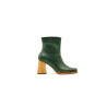 Lulú green alamo natural handmade leather ankle boots - Cooperative Handmade