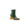 Lulú green alamo natural handmade leather ankle boots - Cooperative Handmade