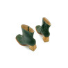 Lulú green alamo natural handmade leather ankle boots - Cooperative Handmade