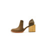 Alfonsina camel cerate handmade leather heels - Cooperative Handmade