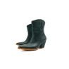 Pour Nina black napa handmade leather boots - Cooperative Handmade