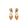 Catalina caramel alamo handmade leather heels - Cooperative Handmade