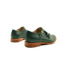 Ugo green alamo handmade leather Double Monkstrap shoes - Cooperative Handmade