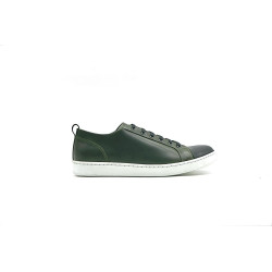 Baires green alamo black nappa white handmade leather sneakers - Cooperative Handmade