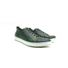 Baires green alamo black nappa white handmade leather sneakers - Cooperative Handmade