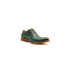 Satie verde alamo details beige handmade leather shoes - Cooperative Handmade