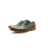 Satie verde alamo details beige handmade leather shoes - Cooperative Handmade
