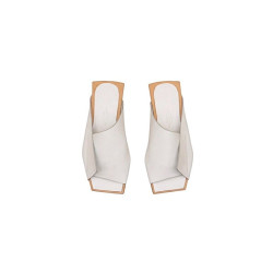 Miró B white nappa premium handmade leather sandals - Cooperative Handmade