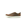 Baires fatty brown white handmade leather sneakers - Cooperative Handmade