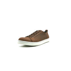 Baires fatty brown white handmade leather sneakers - Cooperative Handmade