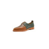 Luna version Lima green camel caramel alamo handmade leather shoes - Cooperative Handmade