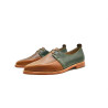 Luna multicolor green camel caramel alamo handmade leather shoes - Cooperative Handmade