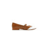 Ola caramel alamo white nappa handmade leather shoes - Cooperative Handmade