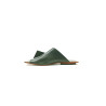 Miró B green alamo handmade leather sandals - Cooperative Handmade
