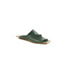 Miró B green alamo handmade leather sandals - Cooperative Handmade