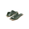 Miró B green alamo handmade leather sandals - Cooperative Handmade