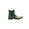 Hache green alamo black handmade leather ankle boots - Cooperative Handmade