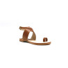 Jara *ng caramel cerato handmade leather sandals - Cooperative Handmade