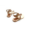 Jara *ng caramel cerato handmade leather sandals - Cooperative Handmade