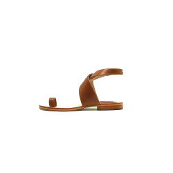 Jara *ng caramel cerato handmade leather sandals - Cooperative Handmade