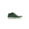 Chavo Sport green alamo black elastic white handmade leather shoes - Cooperative Handmade