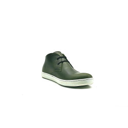 Chavo Sport green alamo black elastic white handmade leather shoes - Cooperative Handmade