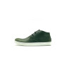 Chavo Sport green alamo black elastic white handmade leather shoes - Cooperative Handmade