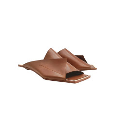 Miró B caramel alamo handmade leather sandals - Cooperative Handmade