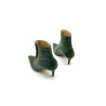 Nasáu green alamo handmade leather heels - Cooperative Handmade