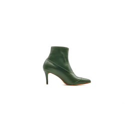 Nasáu green alamo handmade leather heels - Cooperative Handmade